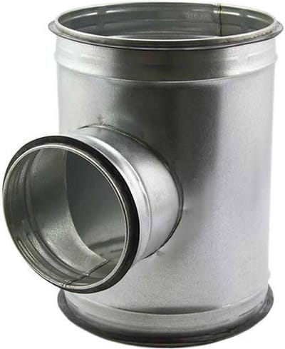 T-stuk Ã˜ 630 mm - Ã˜ 450mm voor spirobuis (90Â°)
