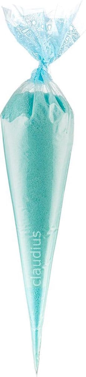 Scrubzout Hamam - 500 gram in puntzak blauw - set van 6 stuks - Hydraterende Lichaamsscrub