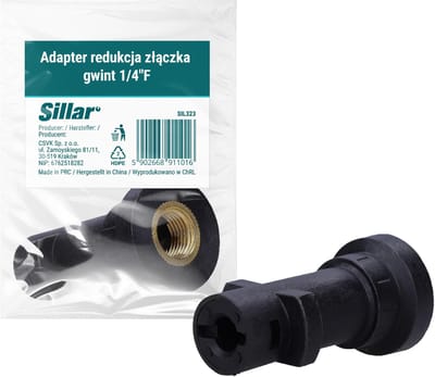 Sillar Adapter voor Hogedrukreiniger – Bayonet naar 1/4″ Schroefdraad – Snelkoppeling – Geschikt voor Kärcher K2–K7 – 1 Stuk