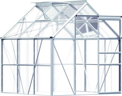 Gardebruk Aluminium Kas 3,6m² - incl. 1 Raam & Regengoot - 190x190cm