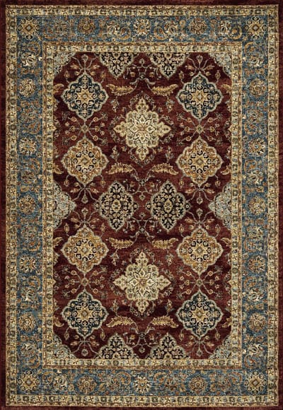 Rugsman Classico 057.0163.1454 Vloerkleed - 160 x 230 cm - Rood - Rechthoekig - Polypropylene - Eetkamer, Woonkamer - Ethnisch - Klassiek