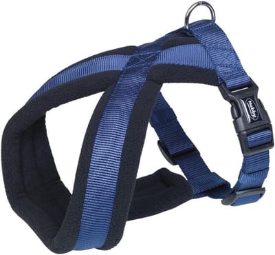 Honden Tuigje - Comfort Borstband - Wandelen Buiten - Zachte Fleece Voering - 30-40cm Borst - Blauw