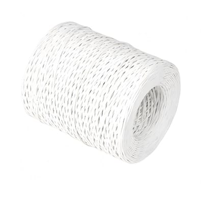 Papier Draad - Binddraad Bloemen - Knutselen Decoratie - Ruim 210 Meter - 0.4 mm Dikte - Wit