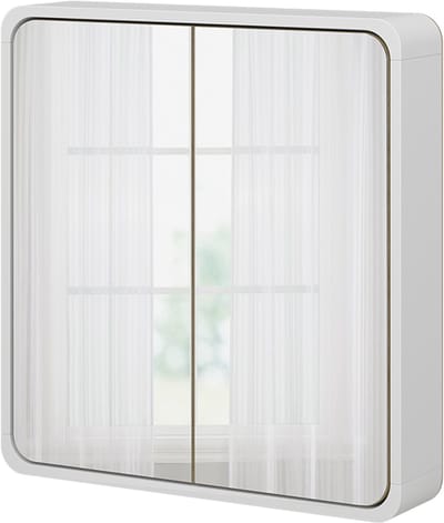 Vicco Arla Badkamer spiegelkast – 60 x 60 cm Wit/eiken