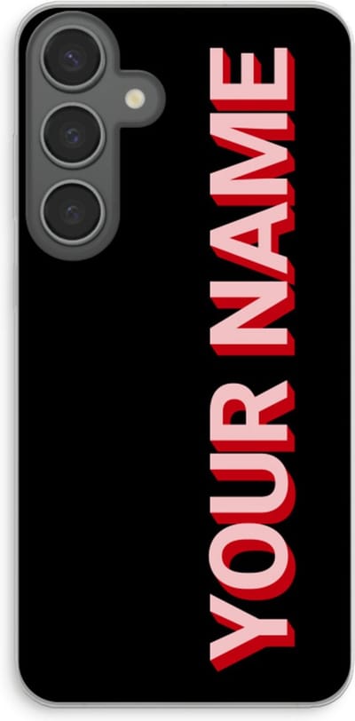 Gepersonaliseerd - Case Company® - Hoesje geschikt voor Samsung Galaxy S24 Plus hoesje - Namecase - Soft Cover Telefoonhoesje - Bescherming aan alle Kanten en Schermrand