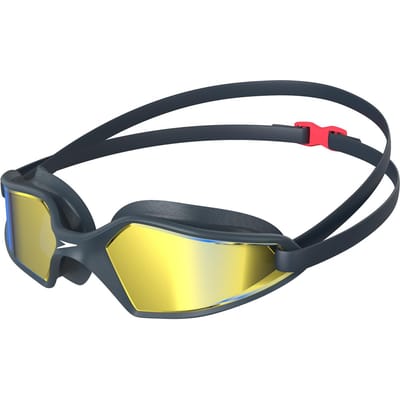 Speedo Unisex Hydropulse Spiegel Zwembril Volwassenen (NAVY/BLAUW)