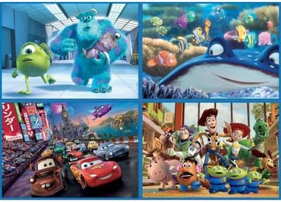 Educa Borras Meegroeipuzzel 4-in-1 Pixar Multi Pack 50-80-100-150st Kinderpuzzels