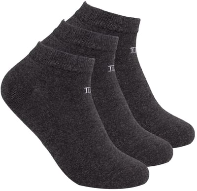 TRESANTI | ZACH I Bamboo enkelsokken 3-pack | Grijs | Size 39/42