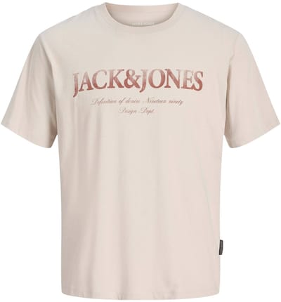 JACK&JONES PLUS - JJDEVIN DAYTONA PRINT TEE SS CN PLS PLUS - Heren PLUS - T-shirts