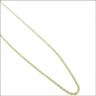 Aramat Jewels | Halskettingen | Stalen Anker Ketting Goudkleur 45cm – Fijne Schakel 1,5mm | | | |1,5mm | Staal | Volwassenen | Verkleurd niet