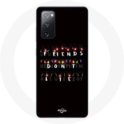 Coque pour Samsung Galaxy S20 FE - MANIACASE - Stranger Things - Souple - Noir - Mixte