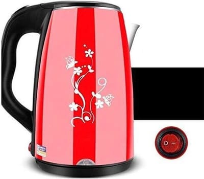 Elektrische Waterkoker - Waterkoker Rood - Snel Water Koken - Dubbel Geïsoleerd - 300 Gram - Rood