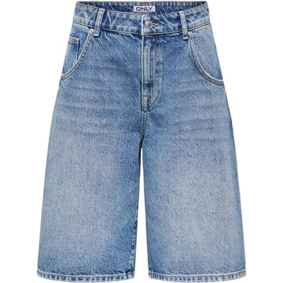 ONLY - ONLMATE REG BAGGY LONG SHORTS DNM NOOS Dames Broek
