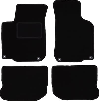 Zwarte veloursmatten voor: Volkswagen Bora-variant, stationwagen, sedan (1997-2005)