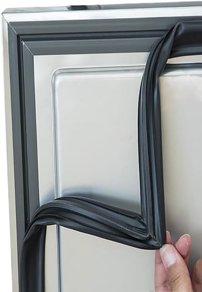 Koelkastdeur Afdichting Pakking - Vervangende Deurpakking Koeler - Energie Besparen - Op Maat Gemaakt - Aanpasbare Maten - Zwart