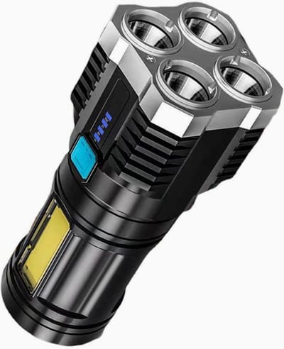 Krachtig Oplaadbaar Zaklamp - LED Zaklamp - zaklamp oplaadbaar - zaklantaarn - Zaklamp