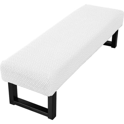 Stretch Jacquard Eetkamerbankhoes Woonkamer Anti-stof Verwijderbare Bankhoes Wasbare Bank Zitkussenbeschermer