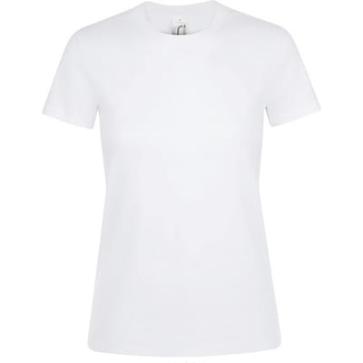 SOLS Dames/dames Regent T-Shirt met korte mouwen (Wit)