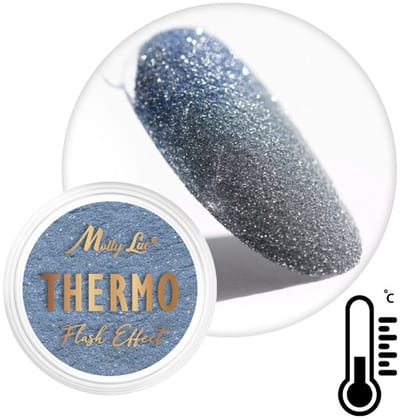 MollyLac - Thermo Flash Effect Nagelpoeder - 0,5g - Fijnkorrelig - Magische Kleurveranderingen