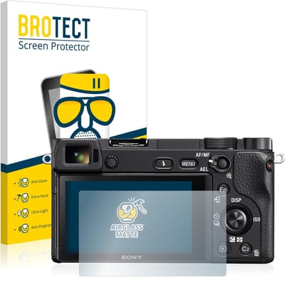 BROTECT - Screenprotector voor Sony Alpha 6300 - Folie Beschermfolie Beschermglas matte
