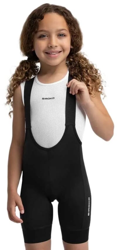 Siroko K-core Parkway Fietsbroek Zwart 7-8 Years Meisje