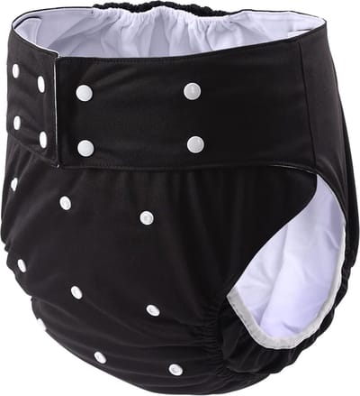 Incontinentie luier - Luier voor volwassenen - Herbruikbaar - Pamper voor ouderen - Verstelbaar - Wasbaar - One size - Luierhoes voor volwassenen voor incontinentie - Absorberende pads