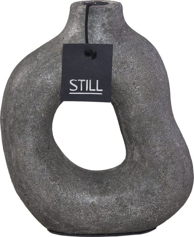 STILL - D Vaas - Organische Vorm - Earth - Grijs - 23 x 22 cm