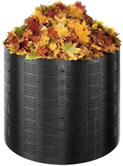 Ariqo Compostvat Buiten - Compostemmer - Compostbak - Uitbreidbaar - Verstelbaar - 1000L Inhoud - 100x90 cm - Zwart