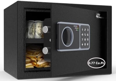 Home Safe Box - Documentkluis met Elektronisch Toetsenbord voor Wand- of Vloermontage