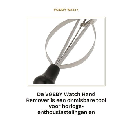 Dailygoods- Horlogehandverwijderaar - Eenvoudig gebruik - Antikras - Duurzaam materiaal - Professioneel gereedschap - Stabiliteit met pistonklem - Horloge Gereedschap