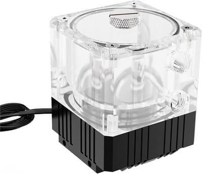 Waterkoeler PC - Waterpomp Reservoir - Computer Koeling - Geïntegreerde Pomp - 7 cm Hoogte - Transparant