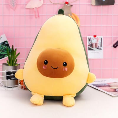 Nouvel oreiller en peluche avocat taille et taille avec artefact de sieste au bureau cadeau pour enfants 25cm