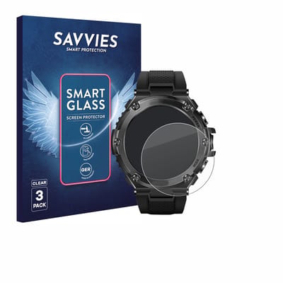 3 Stuks Savvies Screenprotector - geschikt voor Stahlgear Titan Pro - beschermfolie glas transparant