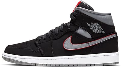Nike Air 1 Mid 554724-060, Mannen, Zwart, Sneakers maat: 42.5 EU