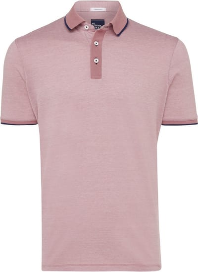 Tresanti polo detailed salmon KM