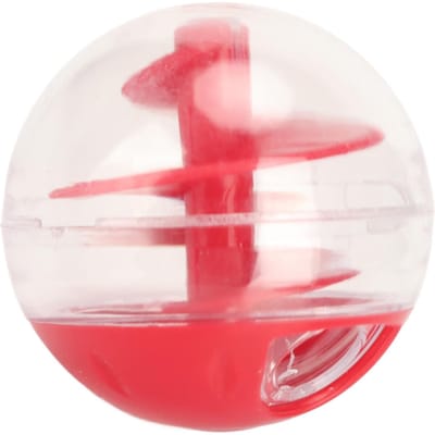 Katten traktatie dispenser bal Bijtbestendig Interactieve Huisdier Langzame voederbak Puzzelbal voor Kitten red