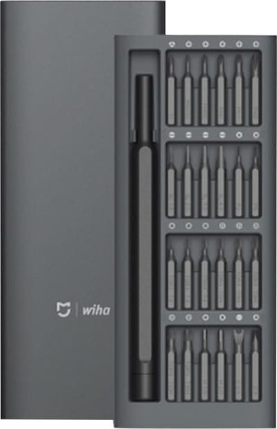 Let op type!! Original Xiaomi Mijia Wiha Daily Use Screwdriver Kit 24 in 1 Precision Magnetic Bits Aluminum Box Mijia Wiha Screw Driver Set