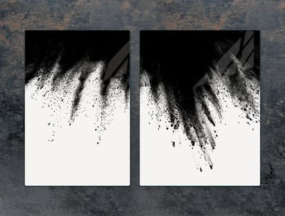 TMK ArtDeko - Serie - Beschermplaat Glas - 75x52 cm - Stijlvol Ontwerp