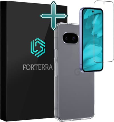 Hoesje Met Screenprotector - Geschikt voor Google Pixel 9a - Sterk & Shockproof - Telefoon Hoes - Back Cover - Siliconen Case - Transparant