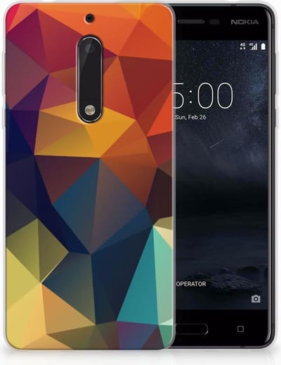 Nokia 5 TPU Hoesje Polygon Color
