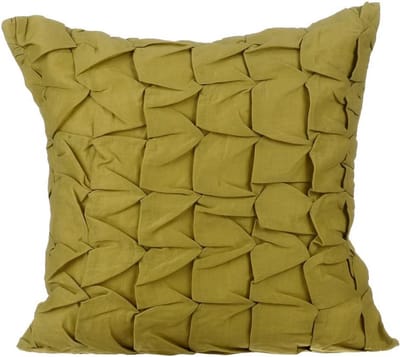 Luxe Sierkussens Set van 2, 50x50cm Katoen Linnen Kussens met Textuur en Knopen