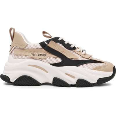 Steve Madden Possession-e Sneakers Irish/black Silver Maat: 42 | Sneakers Outlet | Dames | Zwart