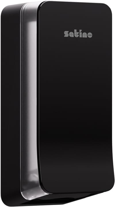 Toiletpapierdispenser Satino BT1 Hyginity gevouwen zwart 333425