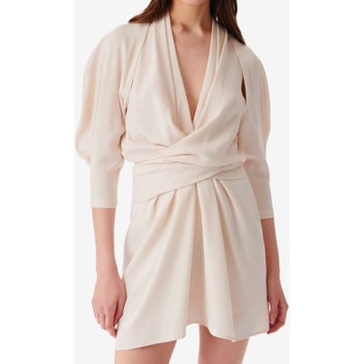 IRO Paris Katie Dress Ecru Size: 32 | Mini Dresses Outlet | Dames | Ecru