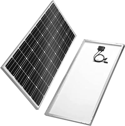 Zonnepaneel Kit - Energie Module - Stroom Opwekken - Hoge Efficiëntie - 120x55 cm - Zwart
