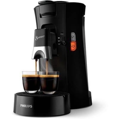 Philips CSA230/69 CSA230/69 Koffiepadmachine Zwart Met heet water tap, One Touch