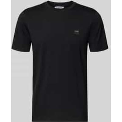 T-shirt met labeldetail