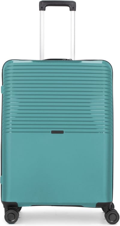 d & n Travel Line 4000 4-wielige trolley 66 cm - Harde bagage - TSA slot - grün