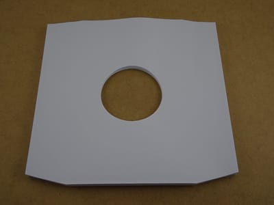 100 Stuks LP binnenhoezen deluxe wit papier (TOP KWALITEIT! 90gr papier) - hoezen lp's, inner sleeves, binnenhoes, platenhoezen, maxi's, maxi-single, lps vinyl platen, 12", 12 inch