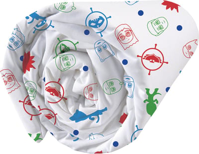 PJ Masks Action Hoeslaken - Eenpersoons - 90 x 200 cm - Multi
